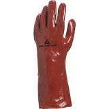 Deltaplus Work Gloves Deltaplus PVC733510 Pvc-Handschuhe Länge Cm, Rot, Größe
