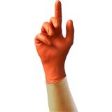 Orange Work Gloves Unigloves UNICARE ProTect Orange HD Nitrile [GA0054]