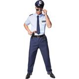 tectake Menâs Police Officer Costume Blue