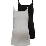 Only Mama Tank Top 2-pack Black