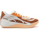 Brown Basketball Shoes Puma All-pro Nitro Gremlins Men Shoes Brown