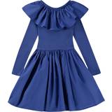 Molo Ruffled dresses Molo Kids Blue Cille Dress 8777 Twillight Blue 9-10Y