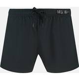 Moschino Trousers & Shorts Moschino Mens Black Branded Metal Logo Shorts