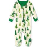 Jumpsuits Children's Clothing on sale Hatley Christmas Trees Glow In The Dark Footed Coverall NoColor 6-9M