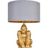 Yellow Table Lamps ValueLights Modern Sitting Gorilla Monkey Table Lamp