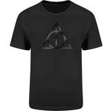 Harry Potter Unisex Adult Deathly Hallows T-Shirt Black