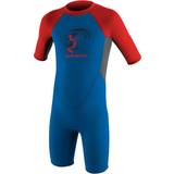 Blue Wetsuits O'Neill Reactor 2mm Back Zip Shorty Wetsuit Ocean Graphite Red