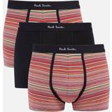 Paul Smith Men's Underwear Paul Smith Mens Black 3-Pack Sign Trunk