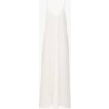 Cashmere - Midi Dresses Chloé Off-White V-Neck Maxi Dress 112 Eden White FR