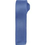 Ties Premier Mens Slim Textured Knit Effect Tie One Size Mid Blue