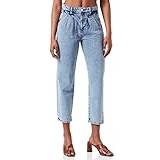 Red - Women Jeans Only Onlhavana Life Hw Carot Cropped Straight Fit Jeans