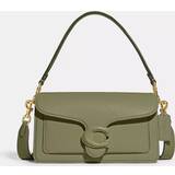 Coach Handbags Coach Satchels Polished Pebble Leather Covered C Closure Tabby Sh green Satchels for ladies
