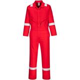 Red Overalls Portwest C814 Iona Cotton Coverall Red