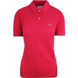 Lacoste Women Tops Lacoste Classic Fit Womens Pink Polo Shirt Cotton