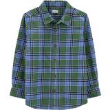 Blue Shirts Carter's Kid Boys Plaid Button-Front Shirt Green/Blue