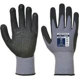 Black Disposable Gloves Portwest A351 Dermiflex Plus Glove-Grey/Black-L