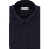 Van Heusen Men's Short Sleeve Dress Shirt Regular Fit Oxford Solid, Navy
