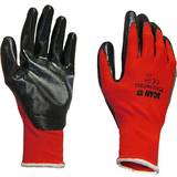 Disposable Gloves Scan Palm Dipped Nitrile Gloves Red