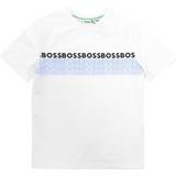 Hugo Boss T-shirts Hugo Boss White Panel T Shirt