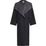 Grey - Men Coats Toteme Long wool and cashmere coat dark_grey_melange