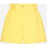 Women - Yellow Shorts Dolce & Gabbana Jacquard shorts yellow