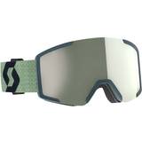 Green Goggles Scott Shield Amp Pro Sr - Amplificator Pro White Chrome/CAT2 Soft green/Black