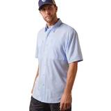 Breathable Shirts Ariat Mens VentTEK Classic Fit Shirt Blue Freeze