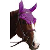 Horse Bonnets Intrepid Fancy Crochet Fly Veil Horse Purple