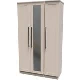 Yellow Clothing Storage Welcome Furniture Beverley Ready Assembled Tall Triple Wardrobe