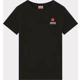 Kenzo Tops Kenzo Crest Logo Cotton-Jersey T-Shirt Black