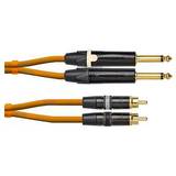 Orange - RCA Cables Cordial ceon dj plug-rca o 3m cinch-klinke