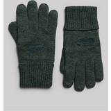 Superdry Gloves & Mittens Superdry herren einfarbige essential strickhandschuhe größe 1size Kaki Gesprenkelt 5453470