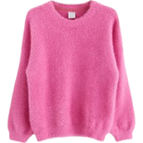 Polyamide Sweatshirts Lindex Jumper Fuzzy-Pink