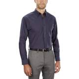 Van Heusen Men's Regular Fit Oxford Button Down Collar Dress Shirt, Navy