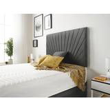 Fairmont Park Schofield Platinum Twed Frame Bed 135x190cm