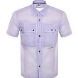 C.P. Company Shirts C.P. Company Short Sleeve Shirt Lilac
