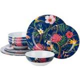 Dinner Sets on sale The Waterside 12pc Tropical Dinner Set