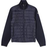 Moncler Jackets Moncler Navy Quilted Down Jacket 777 BLUE