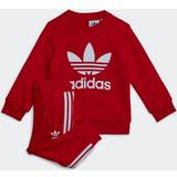 Babies Tops Children's Clothing adidas Crew Sweatshirt Set Baby Sweatshirts Red