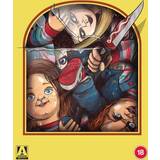 Blu-ray Child's Play 1 to 3 Bride Seed Curse Cult Of Chucky Living With Chucky Limited Edition ej svensk text Blu-ray