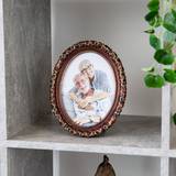 Red Photo Frames Happy Homewares Vintage Rustic Burgundy Oval Picture for Burgundy Photo Frame