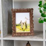 Gold Wall Decorations Happy Homewares Classic Rustic Bronze Floral Multi Leaf Photo Frame