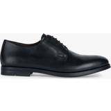 Geox Oxford Geox Decio Wide Fit Leather Oxford Shoes, Black