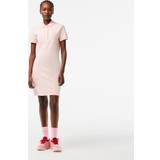 Lacoste Cotton Dresses Lacoste Women's Stretch Cotton Piqué Polo Dress Light Pink