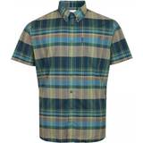 Clothing Ben Sherman Plus 74137 Tartan Check S/S Shirt Fraser Green