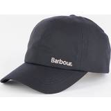 Barbour Caps Barbour Belsay Waxed Cotton Baseball Cap Blue