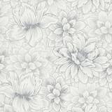 Woven Wallpapers Erismann Summer Beat Floral Silver Wallpaper 5425-10