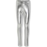Leggings - Zipper Trousers Only Kids Silver Anne Silver Leggings 146/152 146/152