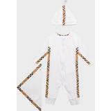 Elastane Jumpsuits Children's Clothing Burberry Baby White Three-Piece Set WHITE 9M