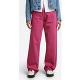 Pink - W32 - Women Jeans G-Star Judee Low Waist Loose Jeans Pink Women